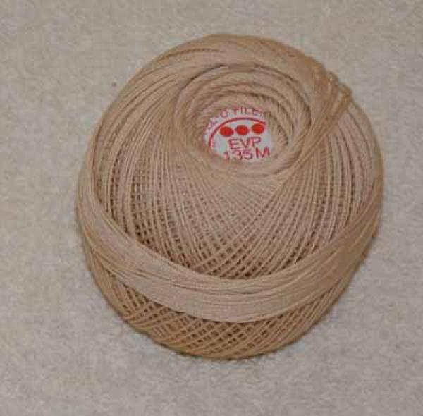 Klöppel- u. Filethäkelgarn Nr. 20 creme 20 Gramm