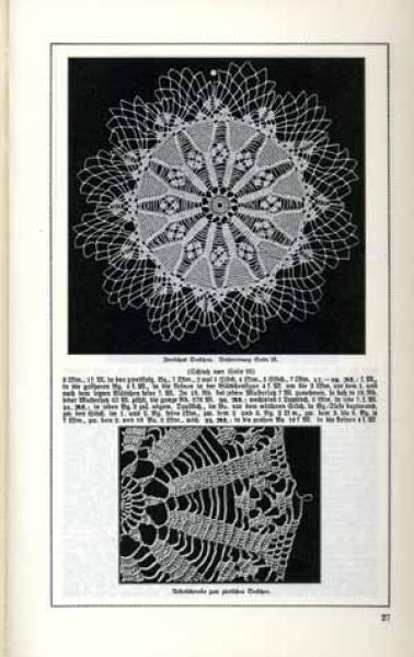 Häkel-Arbeiten (Crochet) Otto Beyer Verlag Reprint