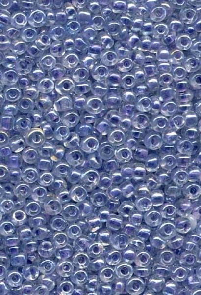 Rocailles 2,2 mm flieder transparent