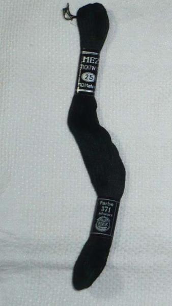 MEZ Sticktwist "25" Nr.371 black