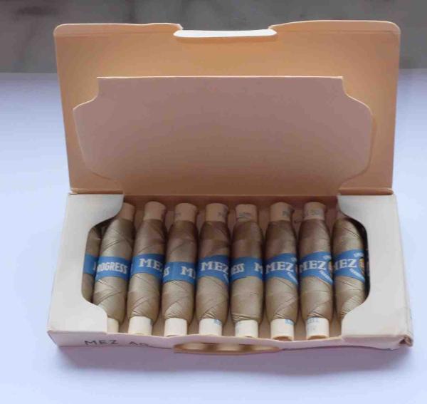 MEZ NÄH-Perlcordonnet Set mit 10 Rollen Farbe bast IV