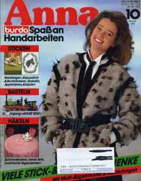 Anna 1985 Oktober Lehrgang: Basteln: Adler 1835