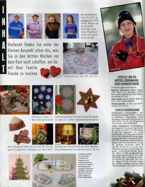 Anna 1990 Dezember Kurs: Accessoires im Strick-Lehrgang