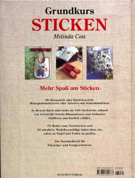 Grundkurs Sticken byMelinda Coss