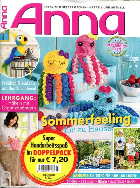 Anna 2021 Juli Lehrgang Mit Organzabänder häkeln