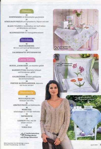 Lena 2009 April Coverlock-Nähte für eine Tasche
