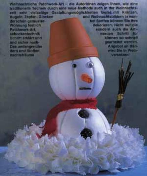 Weihnachtliche Patchwork-Art von Nicole und Monika Helbig