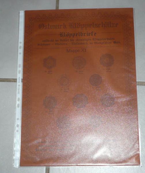 Mappe XI Ostmark Klöppelschätze