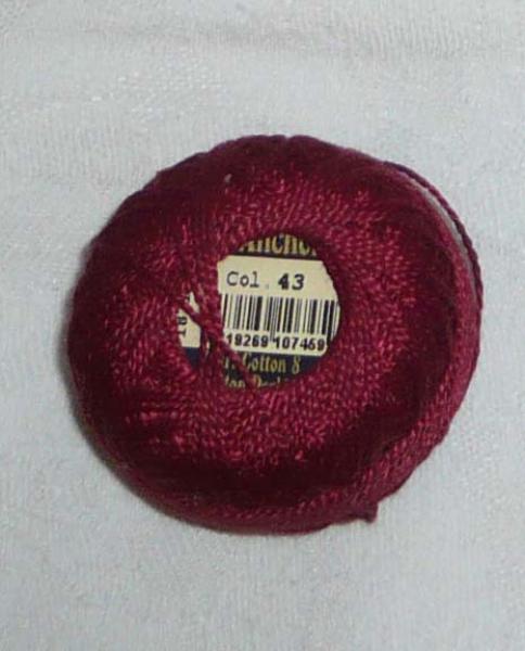 Anchor Pearlcotton 8 Col 43 10 Gr