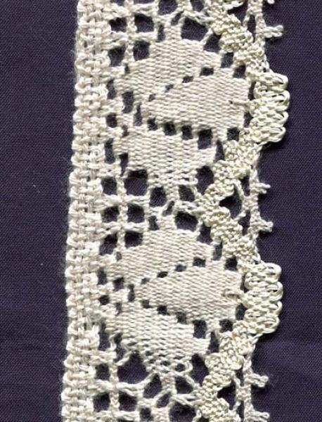 Maschinenspitze beige 4,5 cm breit