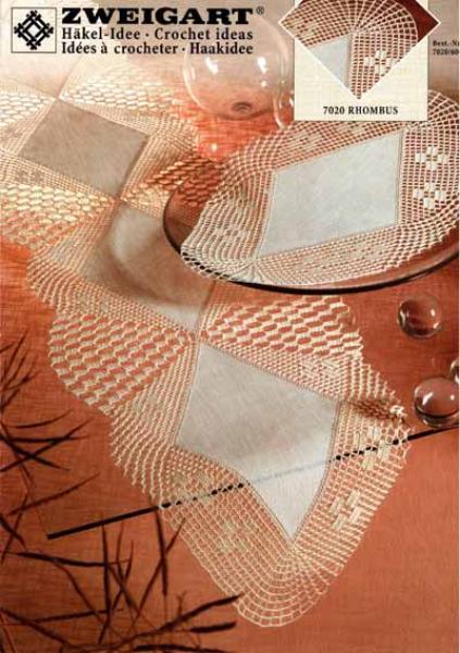 Zweigart  Häkel-Idee 7020 Rhombus