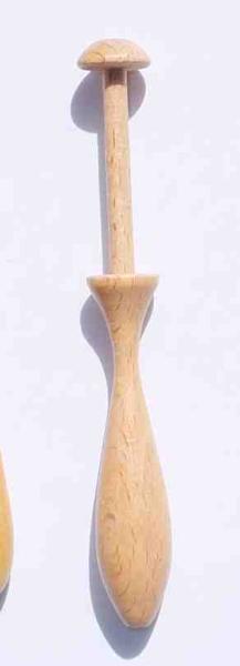 Paar kräftige dänische Klöppel ca 11,7 cm lang