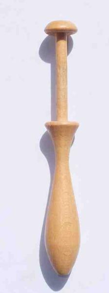 Paar kräftige dänische Klöppel ca 11,7 cm lang
