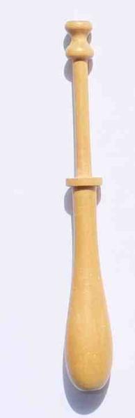 Bayeuxklöppel ca 11,6 cm lang helles Holz
