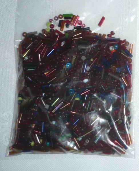 Perlenmischung mit Stäbchen je 55 Gramm