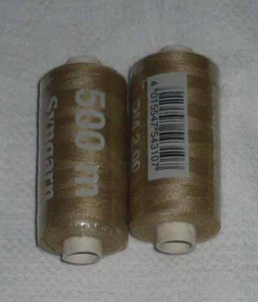 Syngarn Ne 40/2 500 Meter 100% Polyester beige