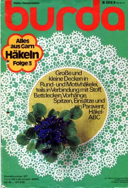 Burda Häkeln  Folge 3 Heft 307   M 2018D