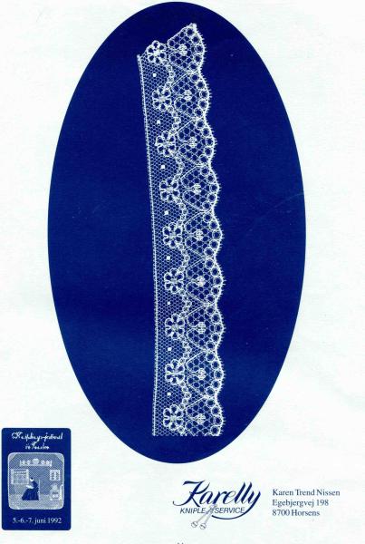 Klöppelbrief "Sorgenfri" von Karen Trend Nissen