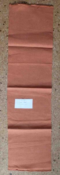 Leinenband braun ca. 75,4 cm lang 19,5 cm breit 7,5 Fäden/cm