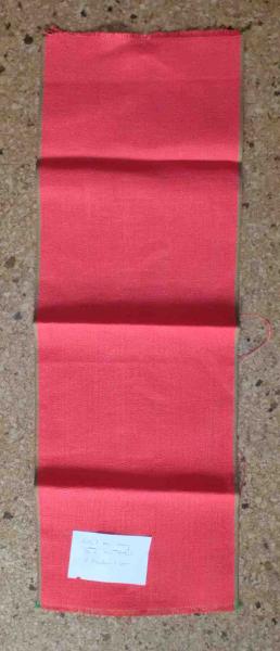 Leinenband rot mit grünen Rändern ca. 60 cm lang 20,2cm breit 8