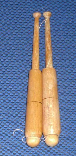 Paar Hülsenklöppel 14,6 cm