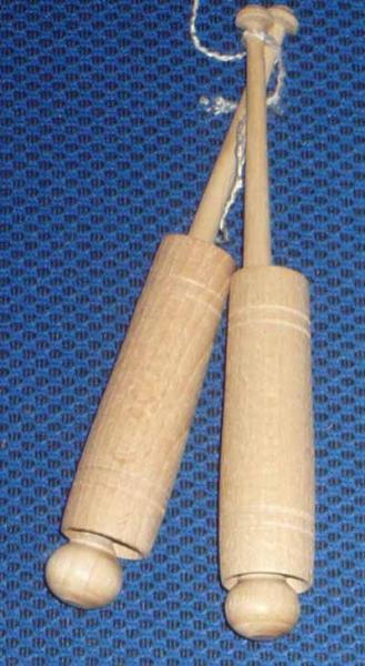 Pair of tube bobbins 13,9 cm