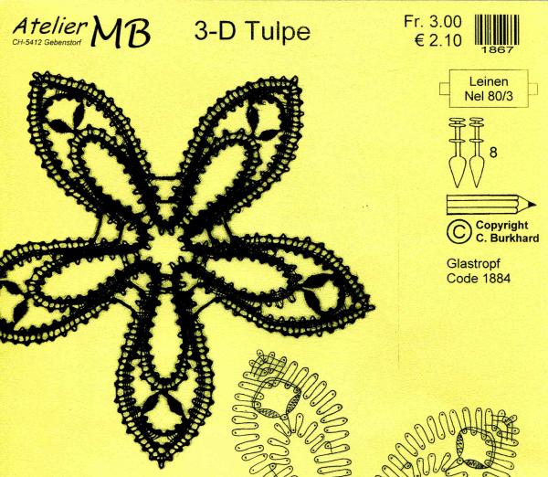 KB 3-D Tulpe von Claire Burkhard