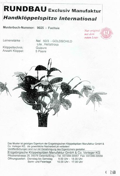 KB Rundbau Manufaktur Blüte Fuchsie
