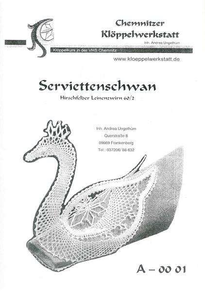 KB Serviettenschwan A-0001 von Andrea Ungethüm