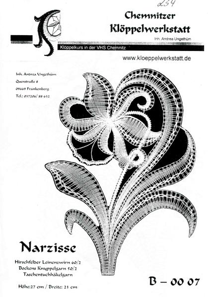 KB Narzisse B-0007 von Andrea Ungethüm