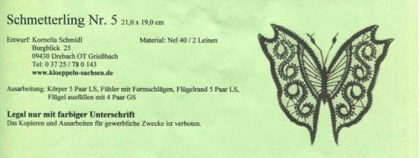 KB Schmetterling Nr. 5 von Kornelia Schmidt