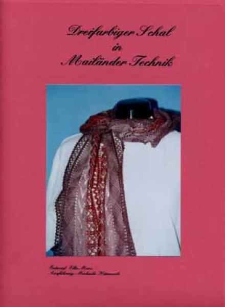 Schal in bunten Torchonbändern von Elke Marx