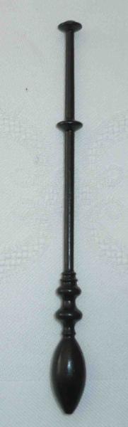 Ebenholzklöppel ca 12,1 cm lang sehr schlank