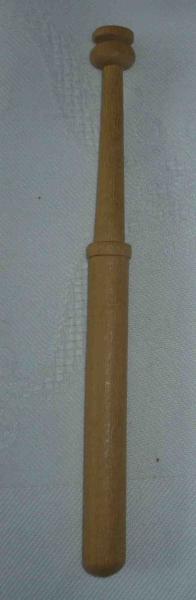 Spanischer Klöppel ca 12,1 cm lang helles Holz