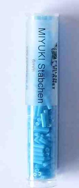 MIYUKI Stäbchen 6mm ca 10 Gramm matt blau