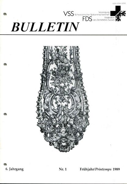 Bulletin VSS 6. Jahrgang Nr. 1 Frühjahr 1989