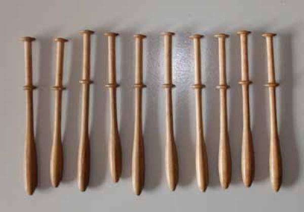 Set 10  bobbins 11,3 cm