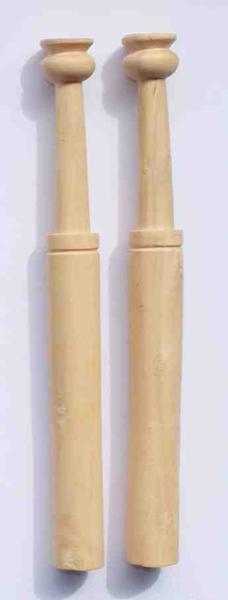 Paar Spanische Klöppel ca 12 cm lang