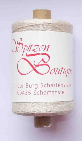 Irisches Leinengarn 60 3 cord 50 Gramm weiß