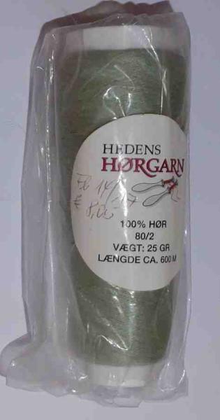 Hedens Leinengarn 80/2  Col 14 grün 25 Gramm