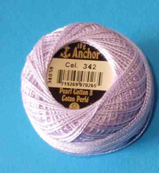 Anchor Perlgarn 8 Col 342 10 Gr