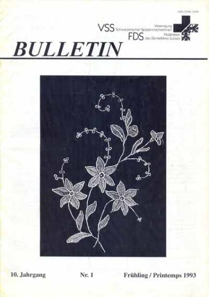 Bulletin VSS 10. Jahrgang Nr. 1 spring 1993