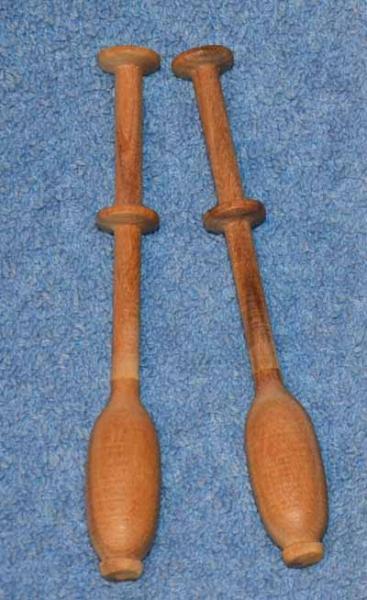 Paar Klöppel aus Belgien 10,2 cm