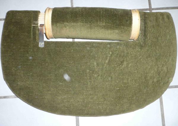 Dänisches Klöppelbrett mit Rolle - Oliv mit Tasche