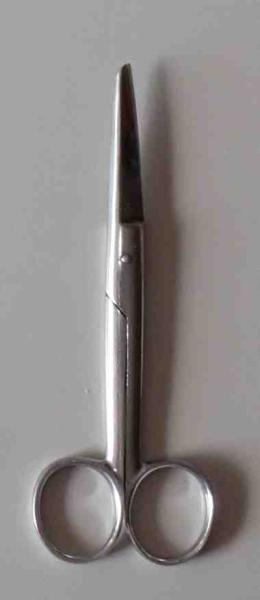 Schere Metall ca 13,2 cm lang