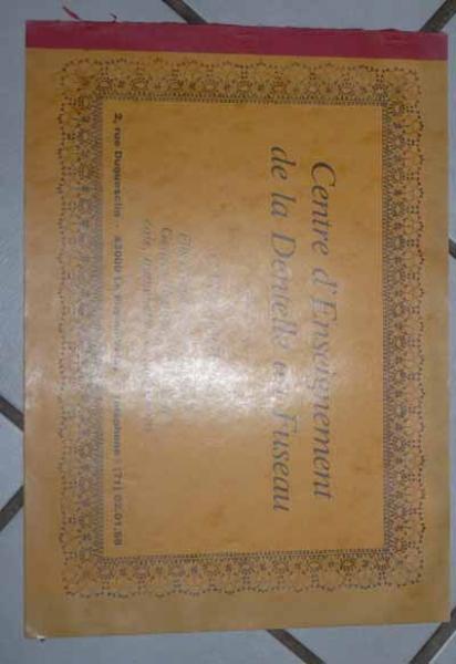 Centre d´Enseignement de la dentelle au Fuseau Catalogue E