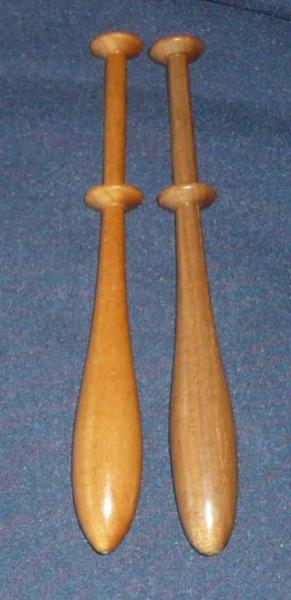 Paar Klöppel ca 12,7 cm lang