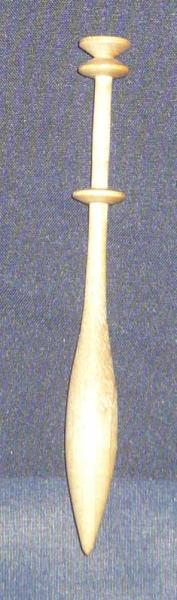 Klöppel ca 11,8 cm lang mit doppeltem Kopf