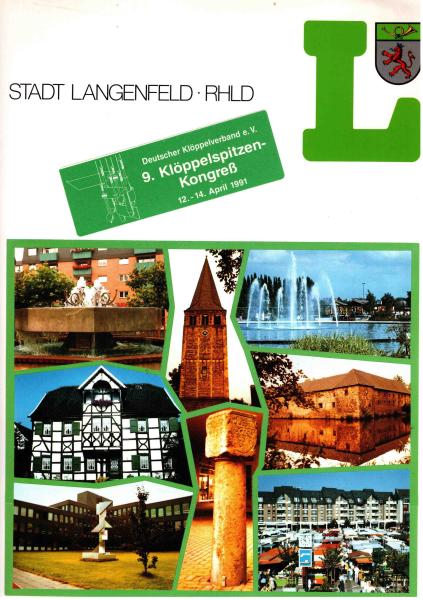 Kongressmappe DKV Stadt Langenfeld 1991