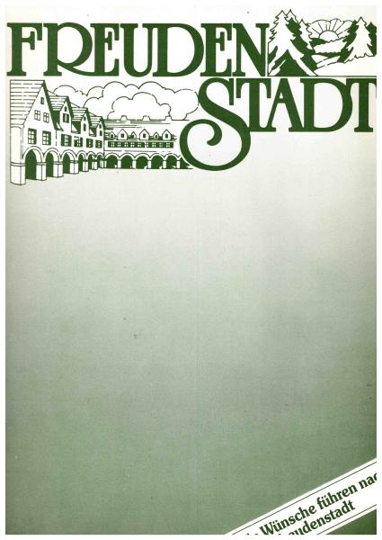 Kongressmappe DKV Freudenstadt 1986